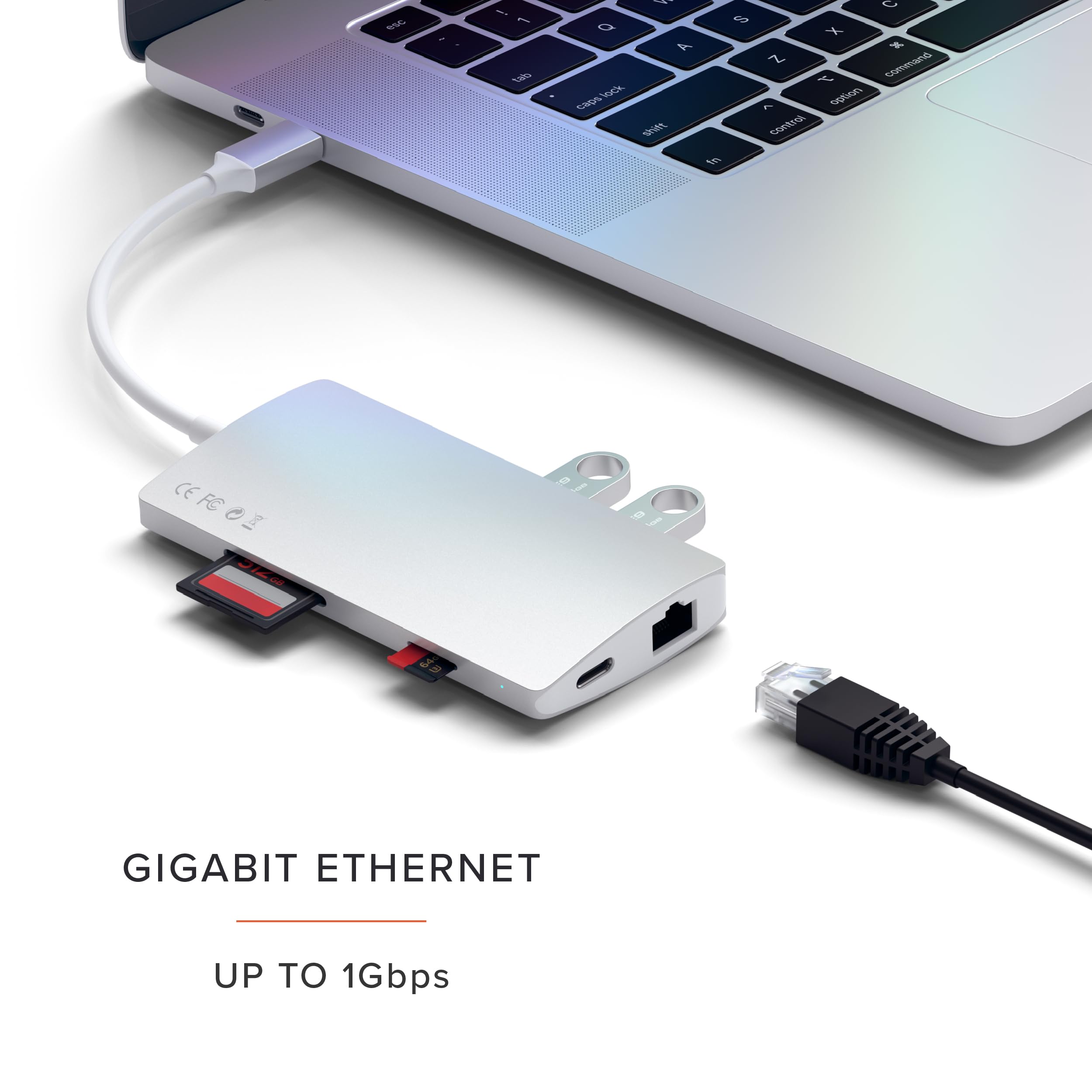 Satechi V2 マルチ USB-C ハブ 8-in-1 Amazon.com: Satechi 8 in 1 USB C Hub Multiport Adapter V2